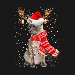 Tonkinese Cat Christmas T-Shirt