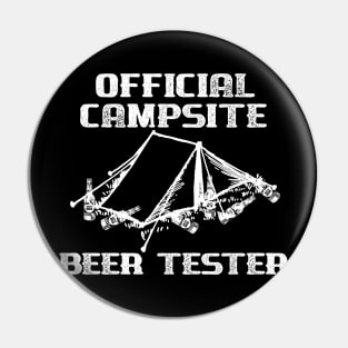 Official Campsite Beer Tester Pin