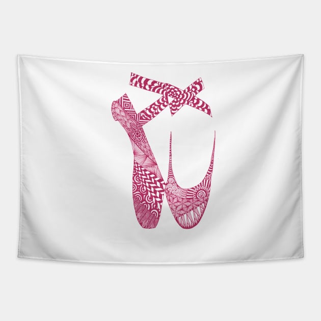 Ballet Shoes Tapestry by paviash