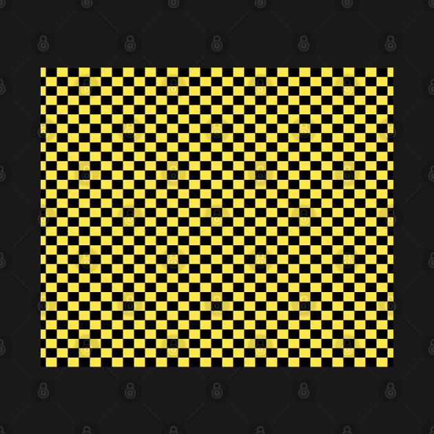 Checkered Black And Yellow by DragonTees