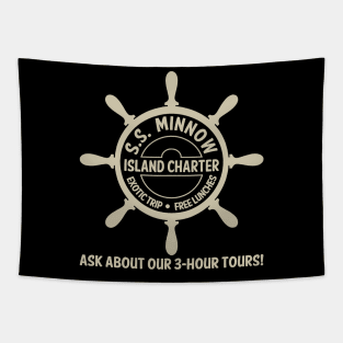 Gilligans Island logo Tapestry