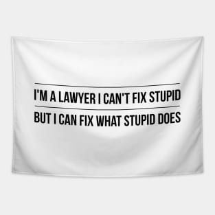 I'm A Lawyer I Can't Fix Stupid But I Can Fix What Stupid Does Tapestry