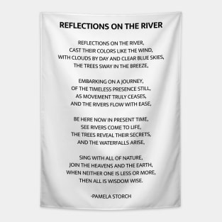 Reflections on the River Poem Tapestry