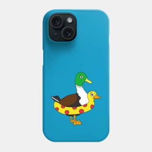Duck and lifebuoy Phone Case