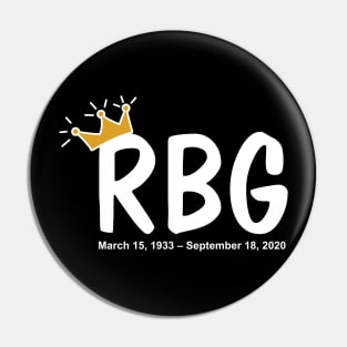 Ruth Bader Ginsburg  Notorious RBG Gift Pin