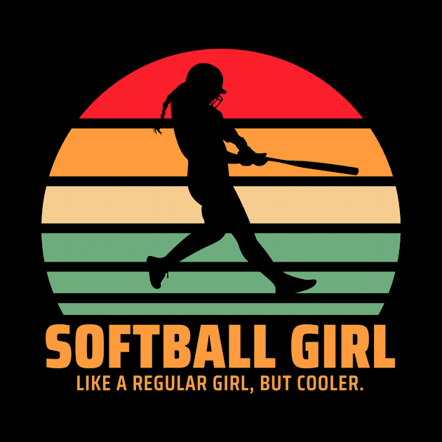 softball girl by meihera artworks