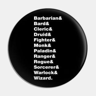 Create Your Character (Class) Pin