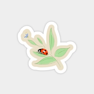 The seven-point ladybug Magnet