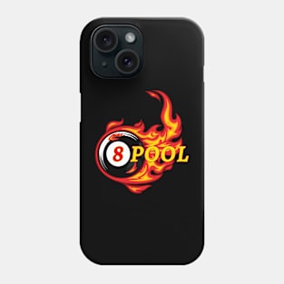 8 Ball 8 Pool Fire Billiards Phone Case
