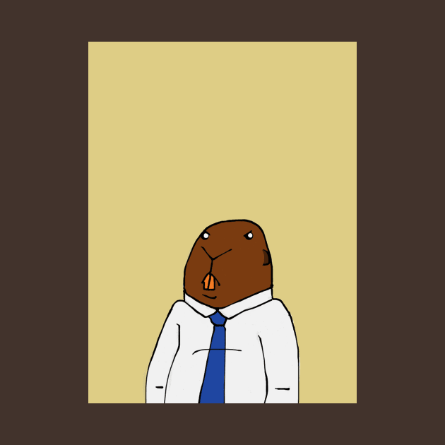 Office Beaver by PruneyToons