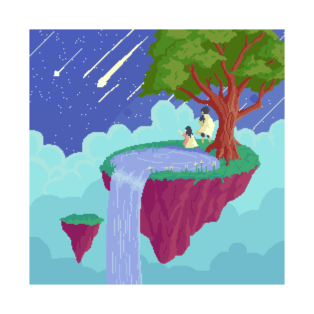 Stargazing by animaperio pixel retro