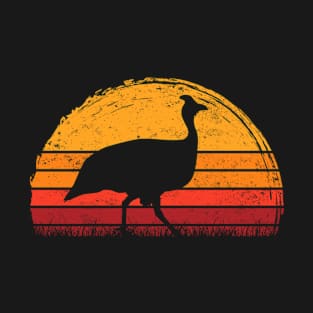 Guineafowl Bird Vintage Retro T-Shirt