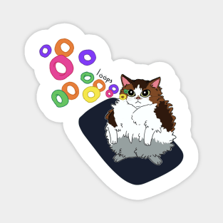 Loops cat Magnet