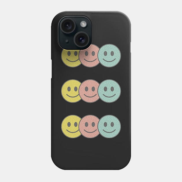 Emoji Smile Pack retro Phone Case by EmeraldWasp