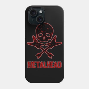 Heavy Metal Music Skull and Guitars Phone Case