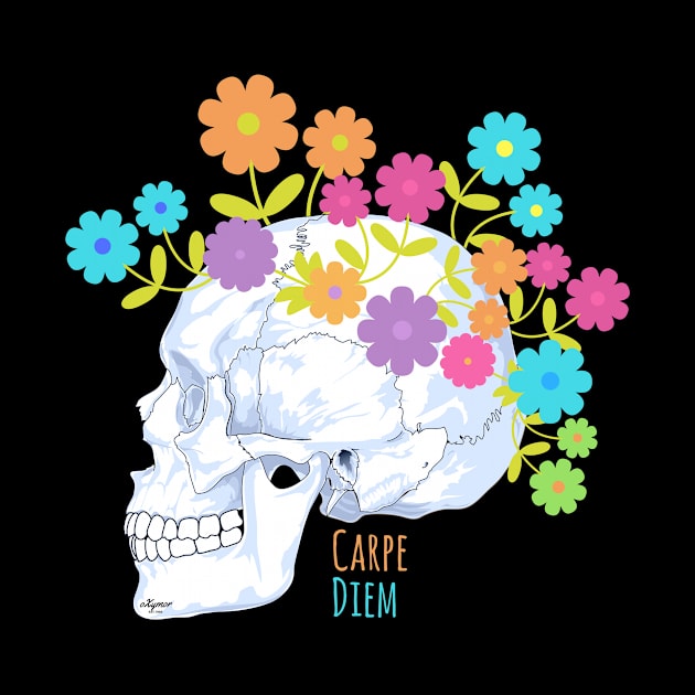 Skull Flower Carpe Diem (oXymor) by Meistler