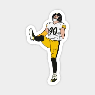 TJ Watt Celebration Magnet