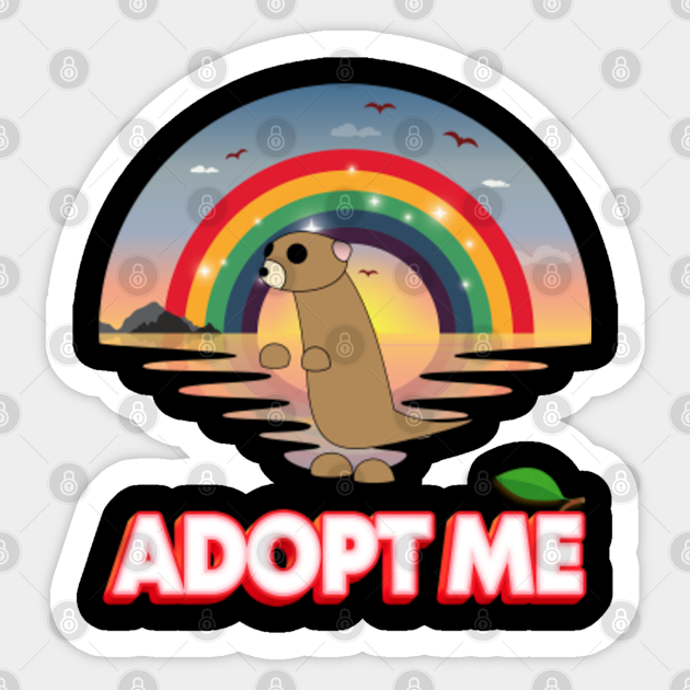 Roblox Adopt Me Meerkat Cute Sunset Meerkat Adopt Me Sticker Teepublic teepublic