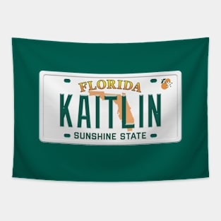 Kaitlin License Plate - FL Tapestry