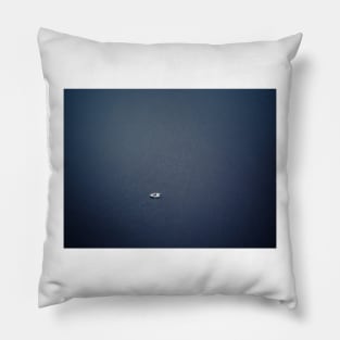 Lonely boat Pillow