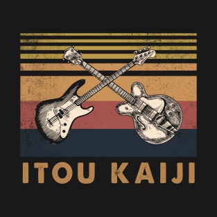 Retro Design Kaiji Proud Name Guitars Anime T-Shirt