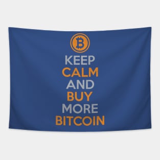 Keep Calm And Buy More Bitcoin Tapestry