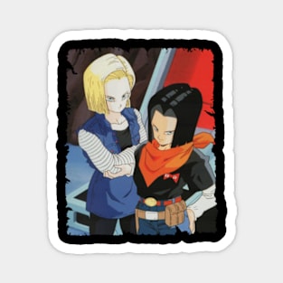 ANDROID 17 MERCH VTG Magnet