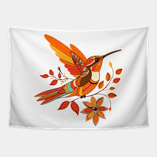 Hummingbird Wings with Vibrant Dreams Tapestry