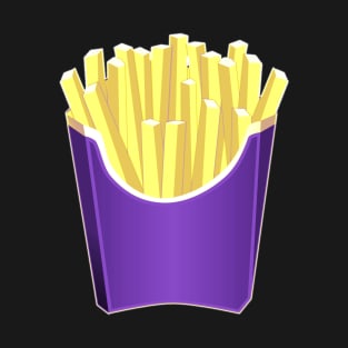 Nonbinary Pride French Fries T-Shirt