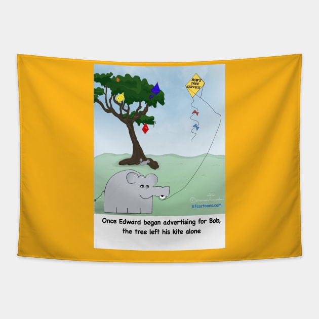 Enormously Funny Cartoons Flying High Tapestry by Enormously Funny Cartoons