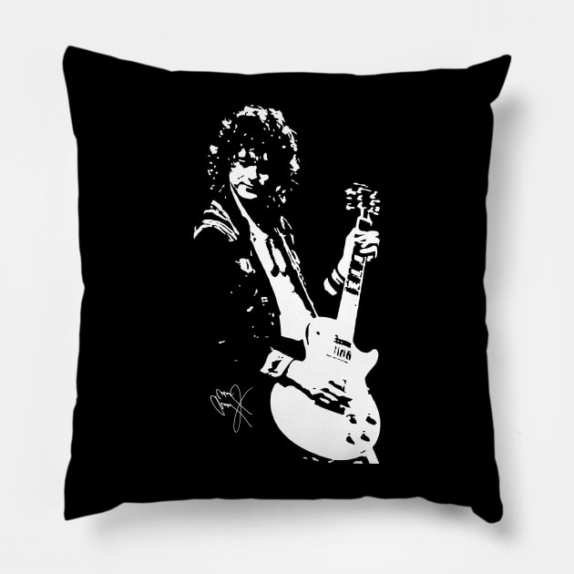 Guitar Legend Pillow by Playful Creatives