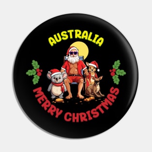 Australian Christmas Pin