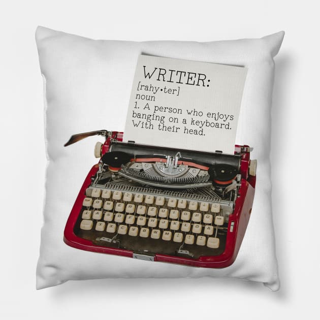 Ah, the Life of a Writer! Pillow by Xanaduriffic