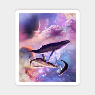 Space Whales Magnet