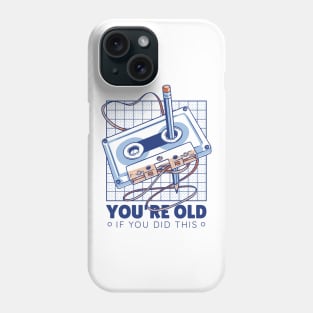 Retro Mixtape Rewind Phone Case