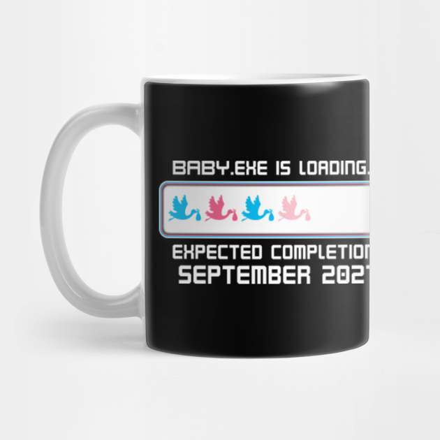 Pregnancy Baby Reveal Baby Loading September 21 Baby Loading Mug Teepublic