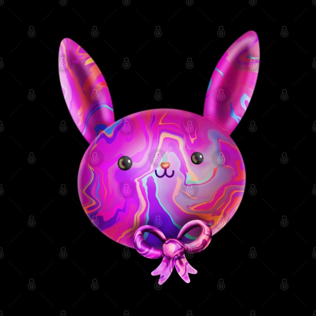 Elegant Trippy Bunny by Doggomuffin 