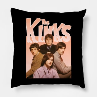 The Kinks // Aesthetic Vintage Style // Pillow