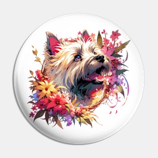 Cairn Terrier Joyful Mothers Day Dog Mom Gift Pin