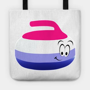 Curling Rock Curler Stone Cute Tote