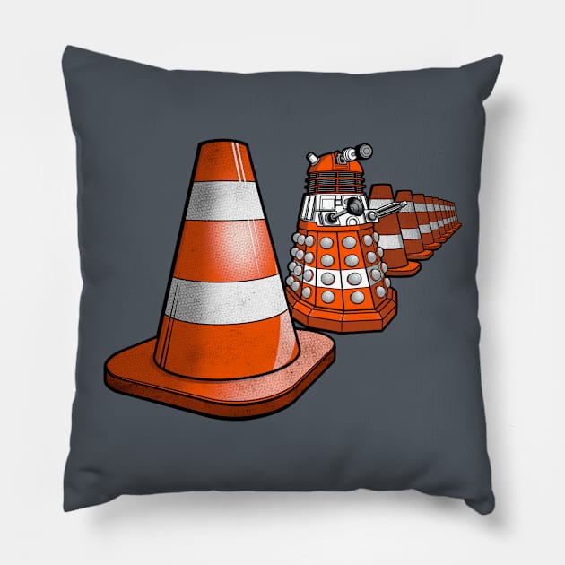 Deadly Cone Pillow by RubyRed