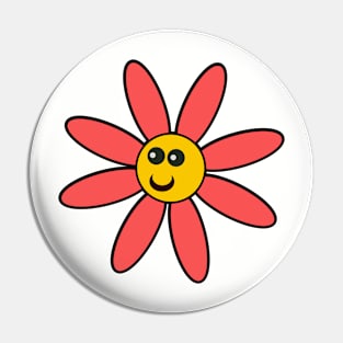 Happy Daisy Flower Pin