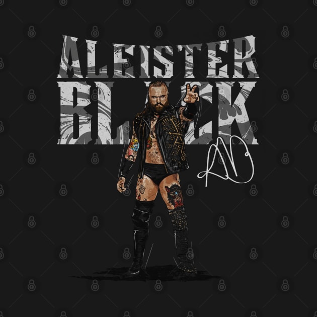 Aleister Black Pose by MunMun_Design