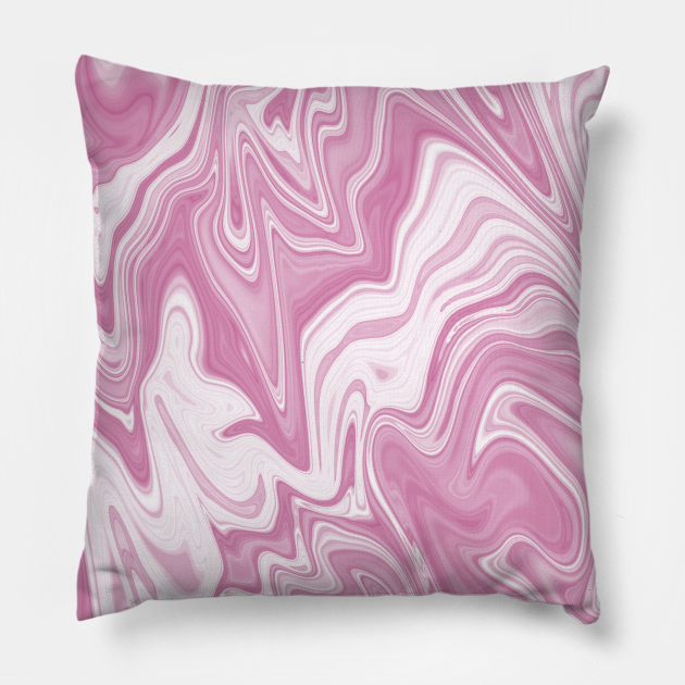 Pink Marble Pink Marble Pillow TeePublic