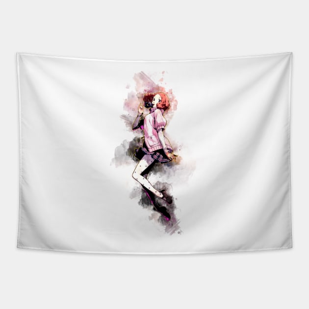 Persona 5 Royal - Haru (Watercolor) Tapestry by Stylizing4You