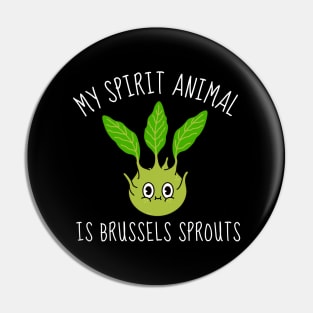 Brussels Sprouts: My Unexpected Spirit Veggie Pin