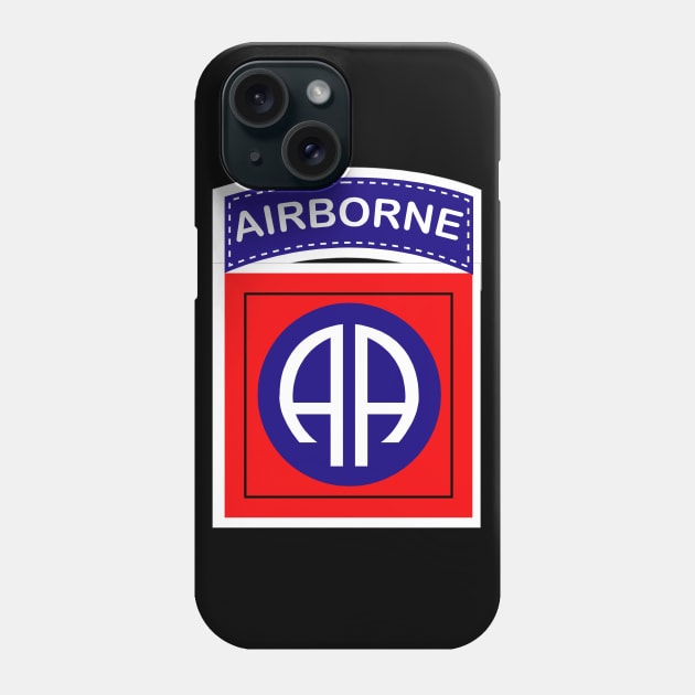 SSI - 82nd Airborne Division wo Txt Phone Case by twix123844