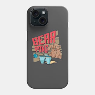 Funny Bear Pong Design Phone Case