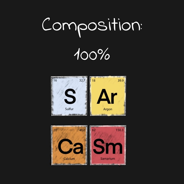 Science Sarcasm S Ar Ca Sm Elements of Humor Composition by Uwaki