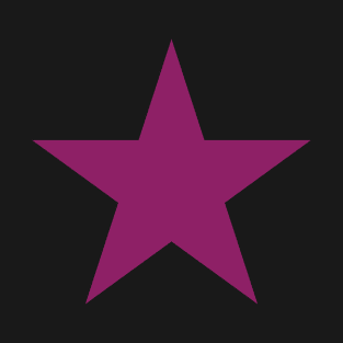 Aubergine star T-Shirt